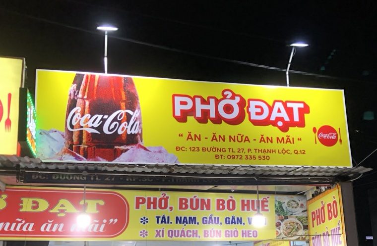 Bảng Hiệu Hộp Đèn Thắp Sáng Thương Hiệu