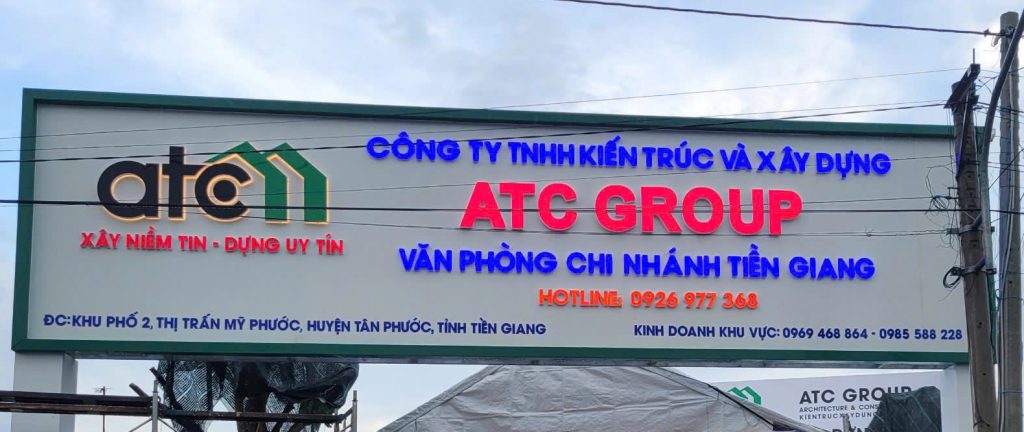 Bảng Hiệu Mica Chữ Nổi Đẳng Cấp Thương Hiệu Thiết kế bảng hiệu